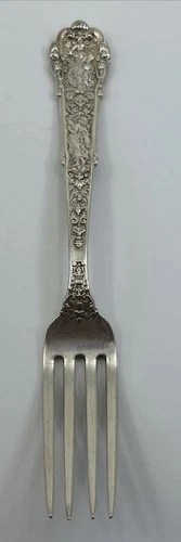 Antique Gorham Sterling Coligni Pattern Dinner Fork 7 5/8” Flatware