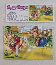 &Uuml;-Ei Puzzle Pinky Piggys 2000 Ecke Links unten + BPZ