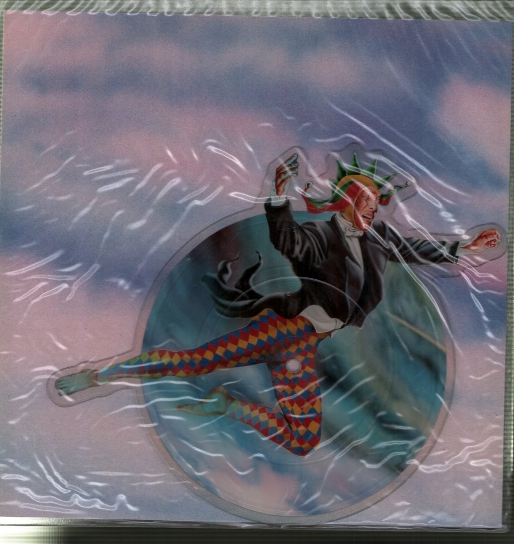 Marillion Freaks 7"" vinyl UK Emi 1988 shaped pic disc with backing card in pvc