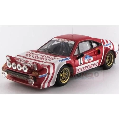 1:43 BEST Ferrari 308 Gtb Gr.4 #2 Winner Rally Targa Florio 1981 Andruet BE9628 - Immagine 2 di 2