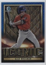 2023 Bowman Chrome Iconic Mega Box Blue Mojo Refractor /150 Alex Bregman 1pr2