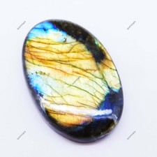 96.85 Ct Madagascar Natural Fire Labradorite Certified Untreated Gemstone