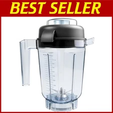 Upgraded 32oz Blender Pitcher with Stainless Steel Base