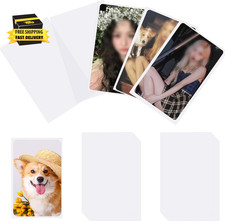 100 Pcs Photocard Sleeves, 57X88Mm Ultra Clear and Thick Sleeves Idol Photo Card
