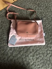 LULU GUINNESS LEATHER COLE PIN LIP CROSSBODY BAG in AGATE BRAND NEW/DUST BAG