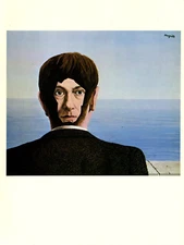 1974 Vintage MAGRITTE "THE HOUSE OF GLASS MAISON VERRE" COLOR offset Lithograph