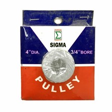 Sigma Universal Pulley 4" Diameter 3/4" Bore Belt A