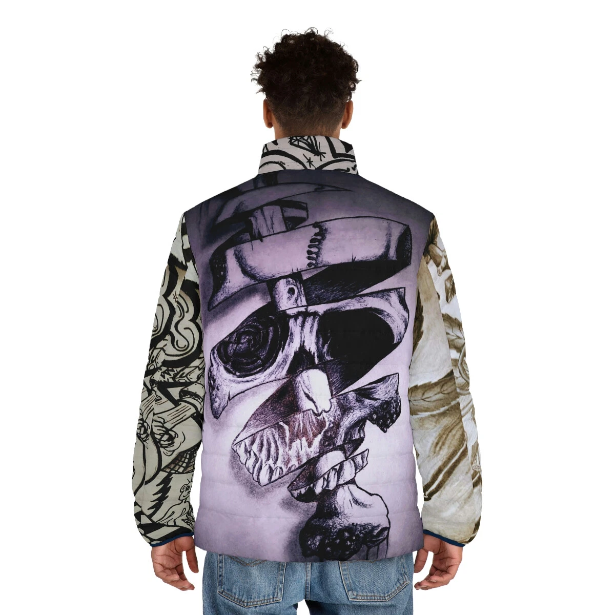 Men's Puffer Jacket (AOP)