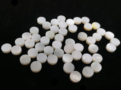 50x Mother of Pearl Guitar Marker Φ:5/64'' (2mm) Inlay Dot Fingerboard Luthier
