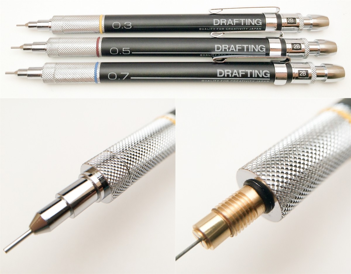 rare) Mechanical Drafting Pencil 0.3 0.5 0.7mm Japan TAKEDA