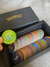 160 Tazos Pokemon Set, 1.st Generation Set -Import Fees Covered by Me the Seller