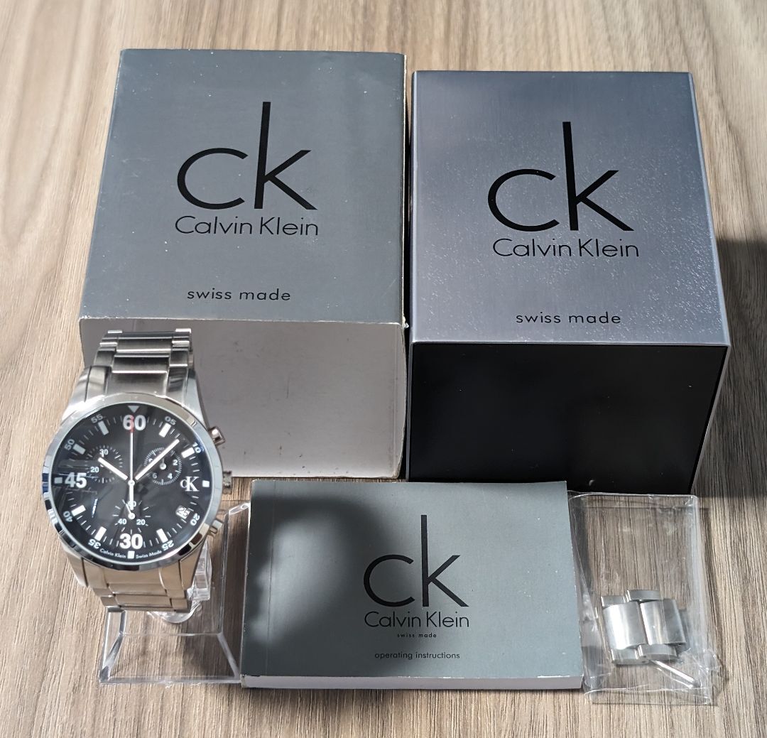 Calvin Klein カルバンクライン 腕時計 K22371 メンズ クロノ