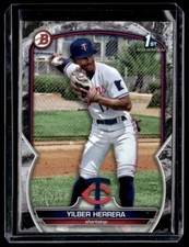 2023 Bowman Prospects Black Camo Yilber Herrera 13/15 Minnesota Twins #BP-86