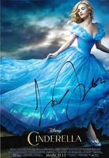 Lily James "Cinderella" autograph signed 20x28 cm picture