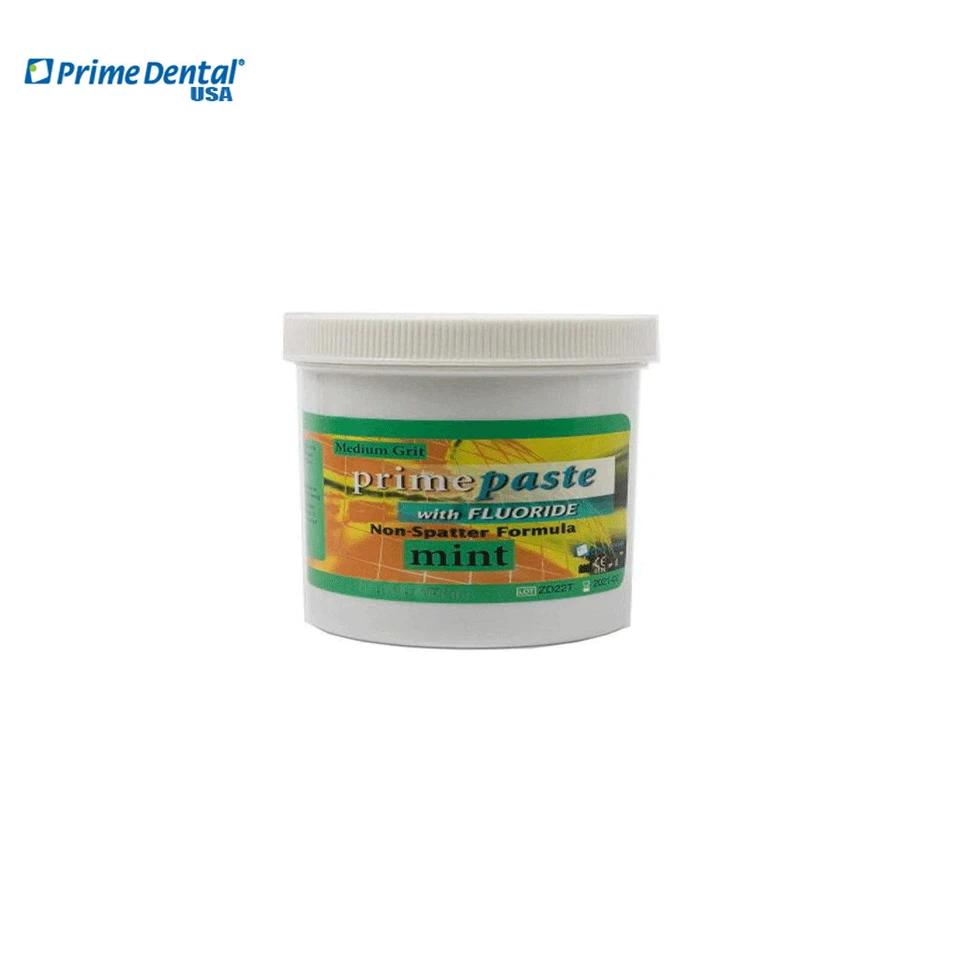 Prime-Dent Dental Prophy Paste with Fluoride Medium Grit Mint Flavor