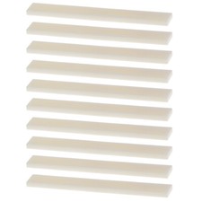 10x Bone Guitar Saddle 3-3/8"x1/8"x3/8" 85x3.5x10mm Luthier Nut Blank