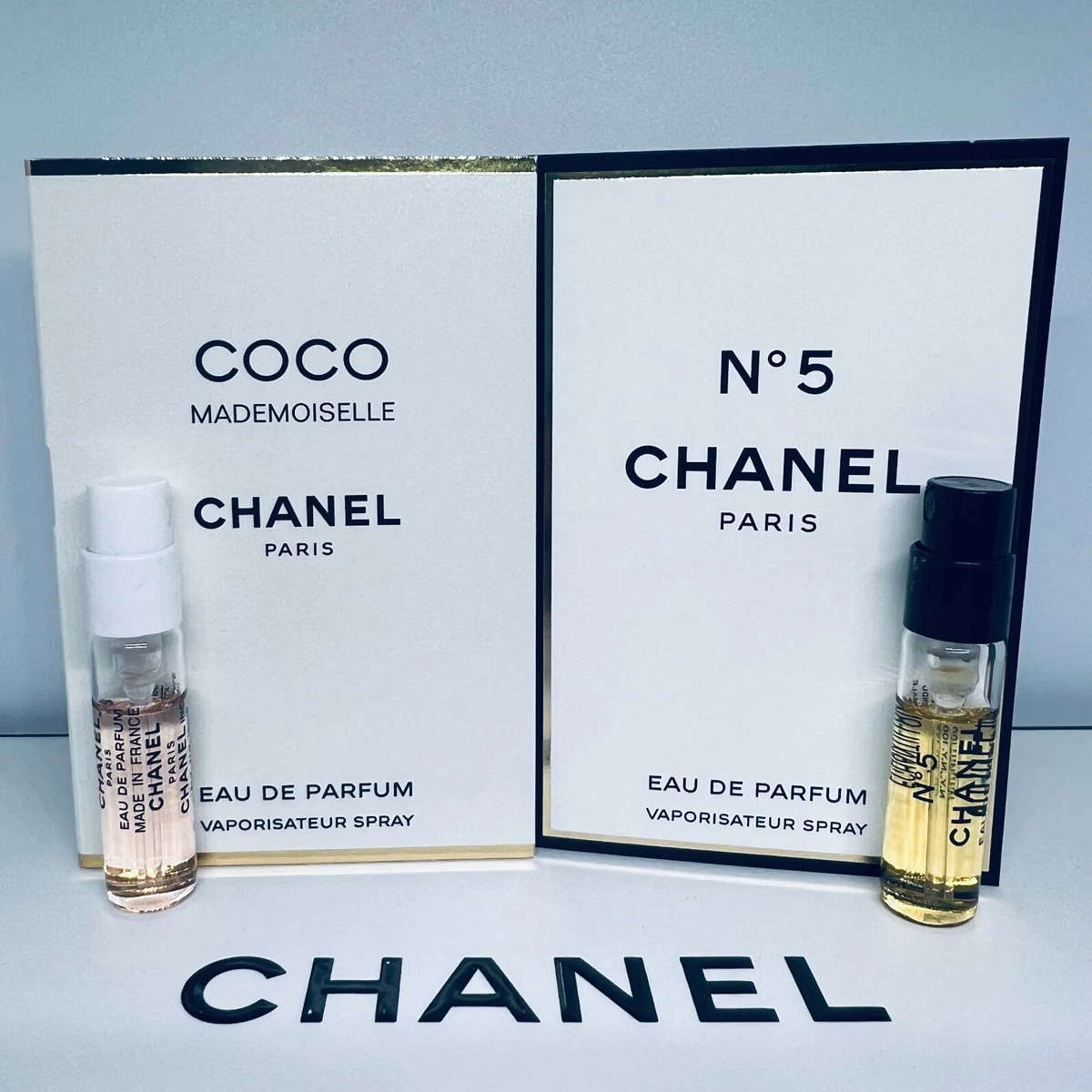 2 Chanel N°5 EDP & Coco Mademoiselle EDP Sample Spray Vial 1.5