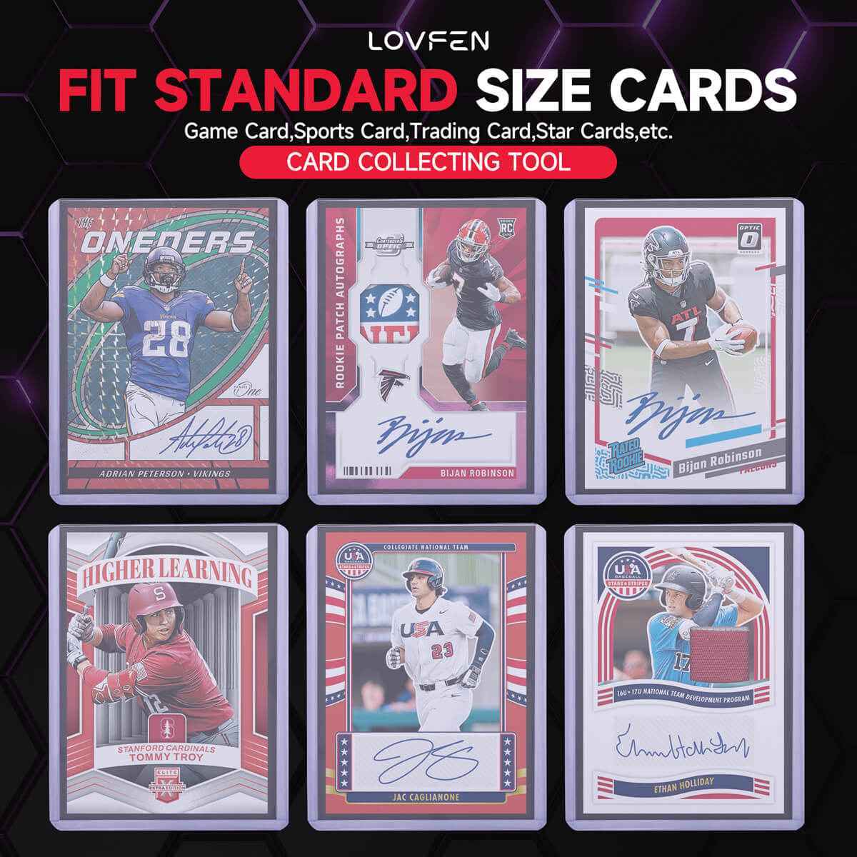 Affiche Style Carte Sportive &agrave; Collectionner