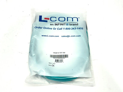 L-Com TRG610-T6T-5M Industrial Ethernet Cable Male M12 - RJ45 5m