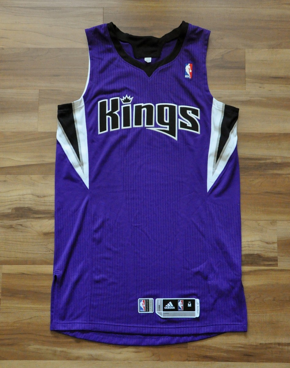 Sacramento Kings Adidas Jersey REV30 Blank Purple NBA Team Issue