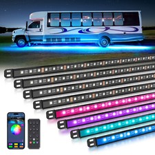 Rgb Led Strip Under Car Tube Underglow Neon Light Kit Underbody System Light Bar Rgb Led Strip Under Car Tube Underglow Neon Light Kit Underbody System Light Bar
