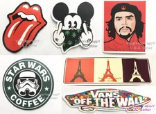 1 x VANS EIFFEL TOWER MICKEY STAR WARS COFFEE ROLLING STONE CHE GUEVARA sticker
