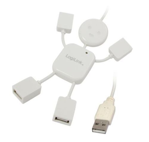 USB Hub 4 Port flexibel USB 2.0 USB Hangman - Afbeelding 1 van 1