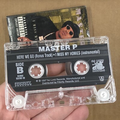 邦楽 g-rap/MistaBlunThaMastamind/tape MASTER P Cassette Tape I MISS MY HOMIES 1997 SINGLE Rap Hip Hop NO