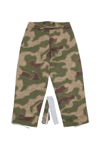 Pantalones de invierno reversibles alemanes de la Segunda Guerra Mundial en patrón pantanoso 44 camuflaje XL SOLAMENTE - Imagen 2 de 5