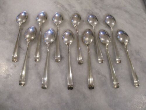 WATSON WINDSOR ROSE STERLING SILVER TEASPOONS SET(12) 6" - NO MONO - 343g - Picture 2 of 24