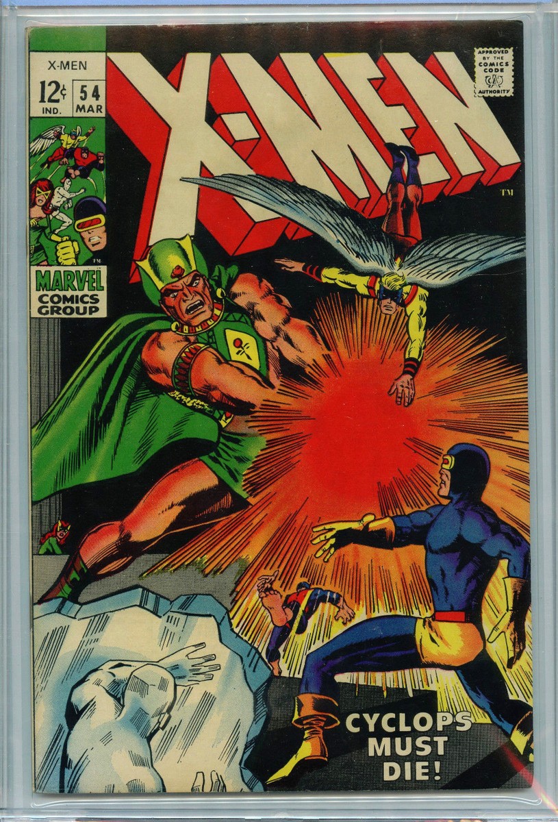 X-Men #54 CBCS 8.5 VF+ 1969 Silver Age Marvel Comics 1st