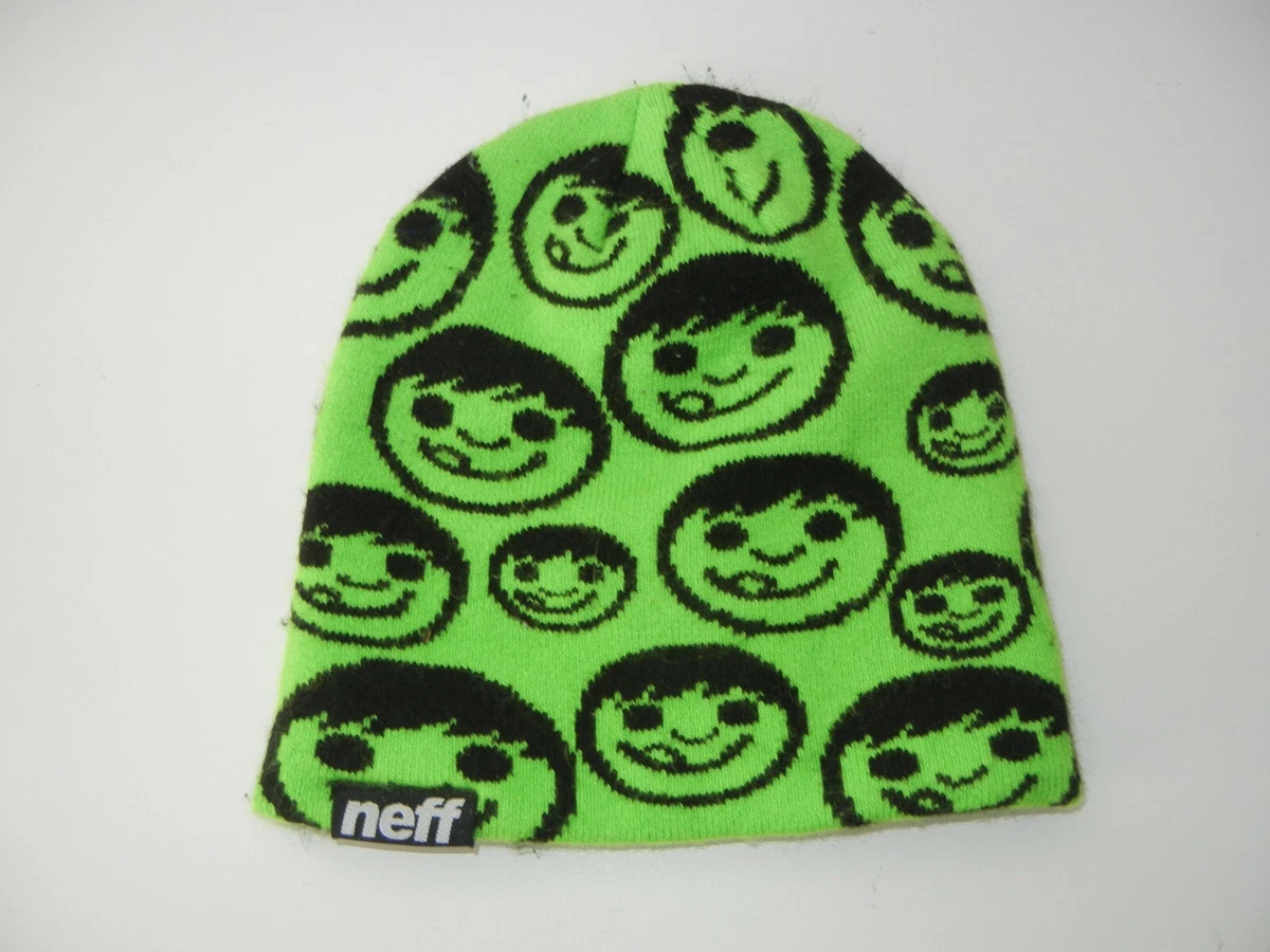 neff green beanie