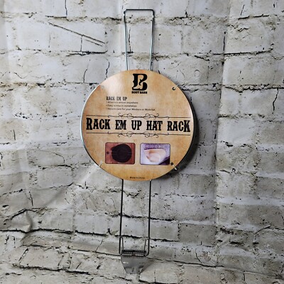 Rack Em Up Hat Rack Boot Barn Fits Eegular Wide Brim & Cowboy Style