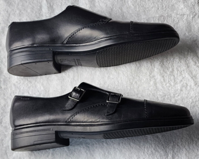 BALLY NEOS Black Calf Double Monk Strap US 9D $1,295 BALLY - Black Leather Monk Straps - US 13 3E (12UK) main image 3