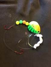 High Percentage Salmon Trolling Flies And Rigs- Night Crawler Harness