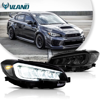 VLAND Full LED Headlights W/Startup Animation For 2015-2021 Subaru WRX/WRX STI