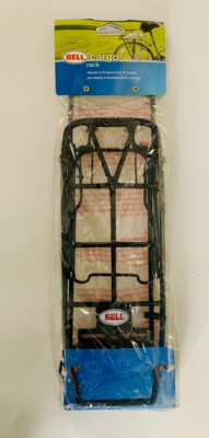 NEW - BELL SPORTS Black Aluminum Cargo Bike Carrier Rack 20 lbs Capacity