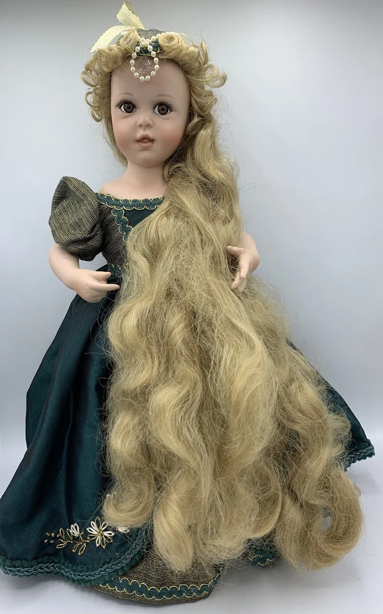 Porcelain rapunzel doll hot sale