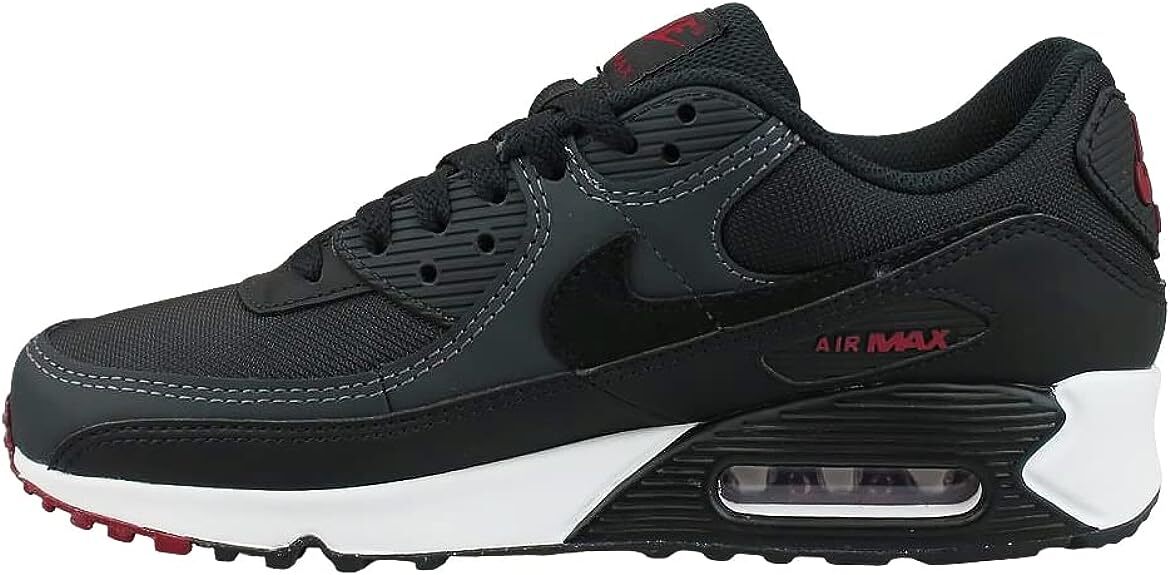 Мужские кроссовки Nike Air Max 90 Anthracite/Black-Team Red (DQ4071 001) - 8,5