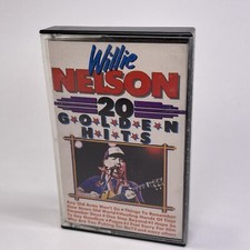 Willie Nelson, 20 Golden Hits Audio Cassette Tape, 1978 Italy / Italian Import