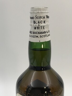 WHISKY BLACK & WHITE BUCHANAN´S BLENDED OLD SCOTCH SPRING CAP AÑOS