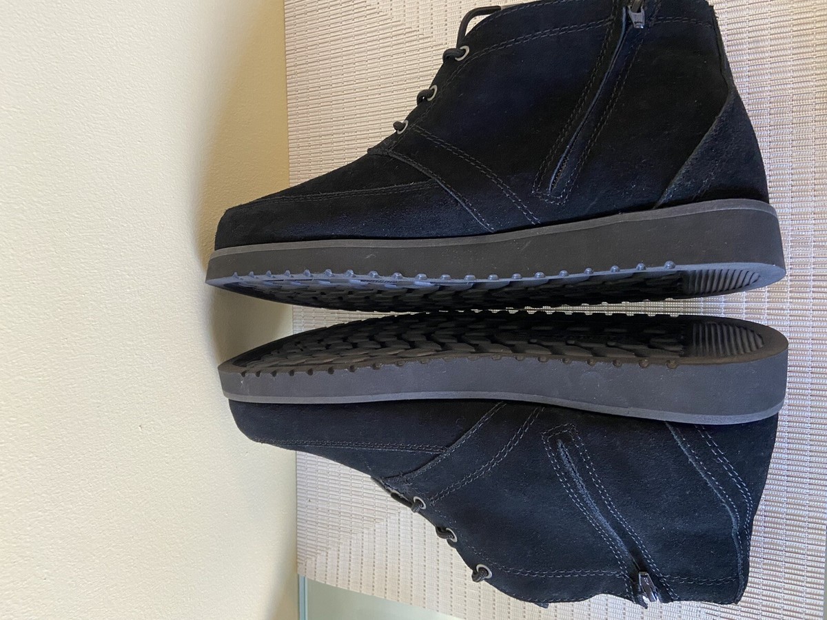 Koolaburra by UGG Men Size 12 Asaiah Chukka Boots Black Leather Suede Sherpa NEW Koolaburra by UGG Men Size 13 Asaiah Chukka Boots Black  main image 3