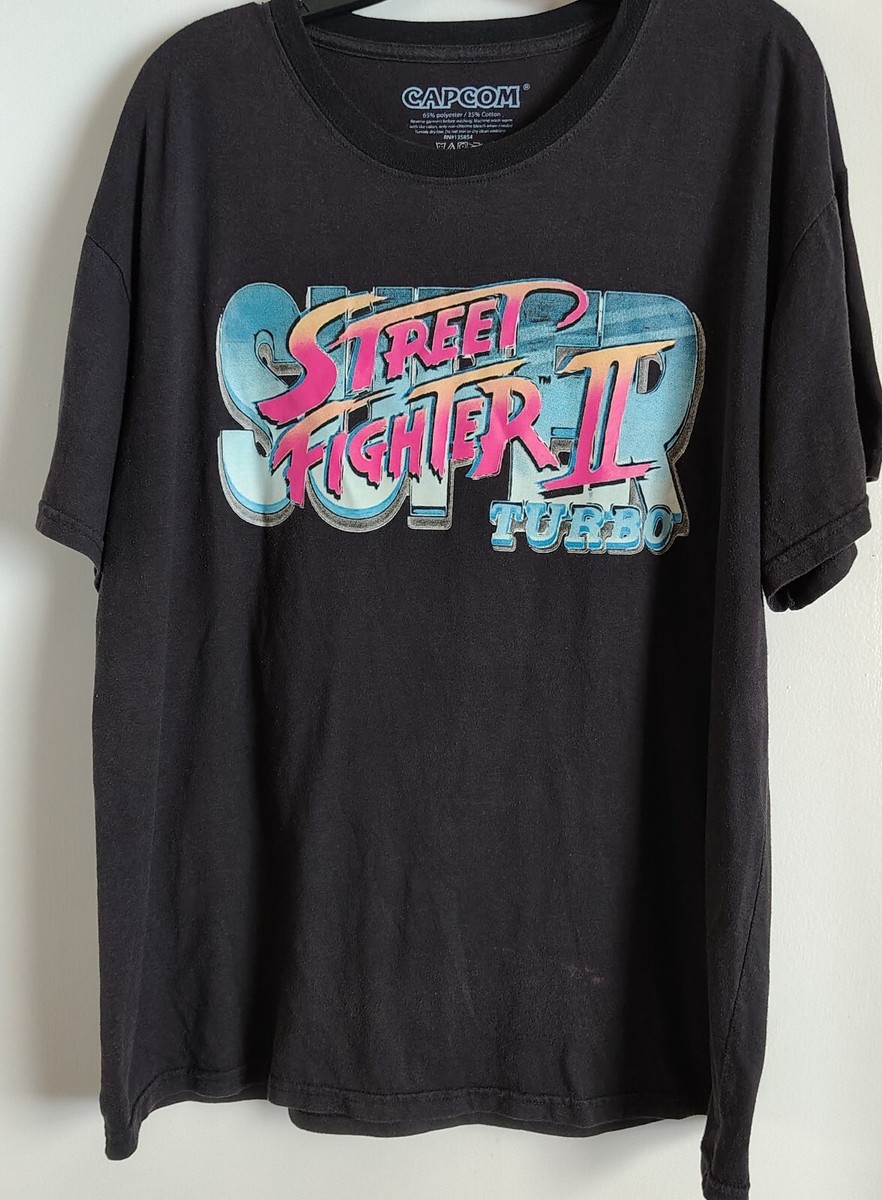 Vintage Capcom Street Fighter 2 Graphic T Shirt XL 90s Promo | eBay