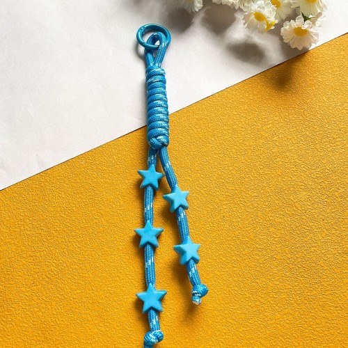 Colorful Keychain on The Phone Charm Anti-lost Keychain Lanyard - Photo 13 sur 19