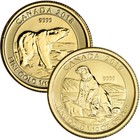 Canada Gold Polar Bear Coin 1/10 oz $5 - Bu - Random Date
