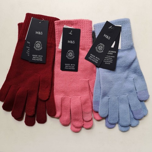 Marks and Spencer Womens Knitted Touchscreen Gloves One Size BNWT eBay