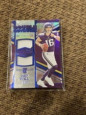 Jaren Hall 2023 Panini Plates & Patches SP #'d /50 Double Jersey Patch RC 🏈🔥