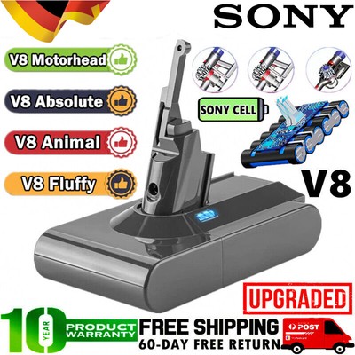 Für Original Dyson V8 SV10 21,6V Absolute Pro Animal Fluffy Sony Cell 6,4Ah Akku