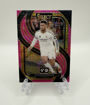 2024-25 Panini Select La Liga Jude Bellingham Jersey Match Pink Mojo Prizm 5/179