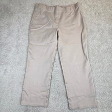 Quince Ultra-Stretch Ponte Straight Leg Pant Ecru XL Petite